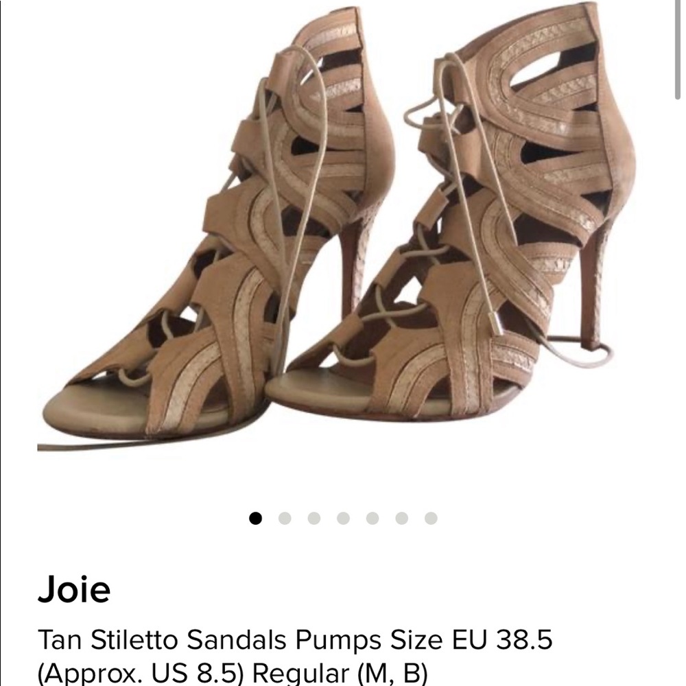 Joie heels, size 8.5. Worn minimally.